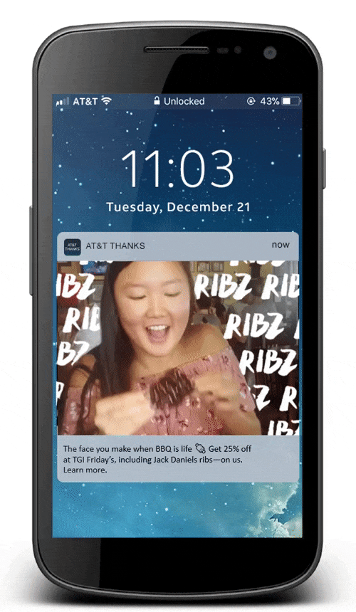 AT&T THANKS Dining Offers